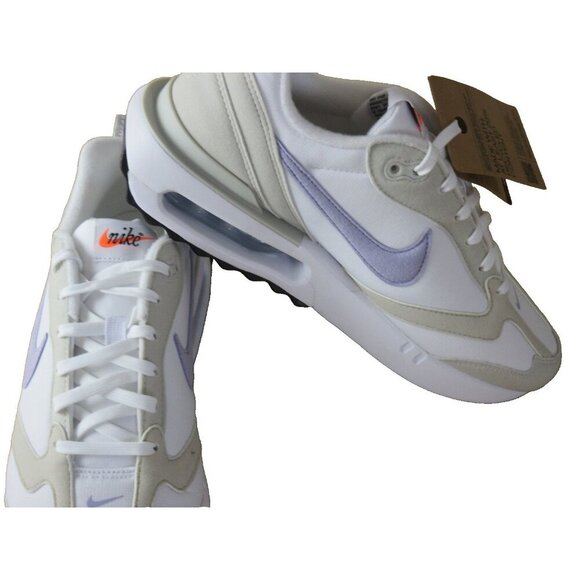 Nike Women's Air Max Dawn Running Training Shoes White Purple Light Bone Sizes - Picture 4 of 5